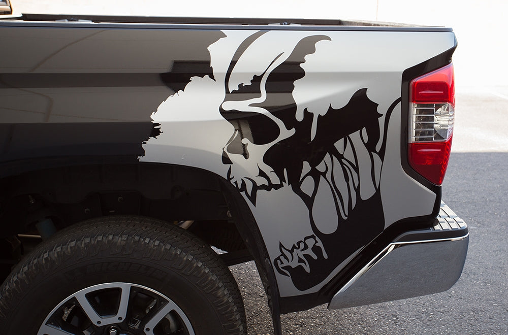 Toyota Tundra Wrap Kit - Quarter Panel Vinyl - Scream (2014-2018) - RacerX Customs