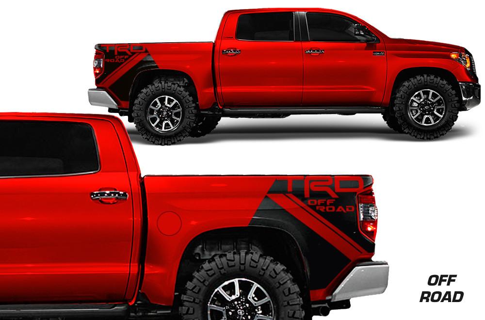 Toyota Tundra Wrap Kit - Quarter Panel Vinyl - TRD-SPORT (2014-2018) - RacerX Customs