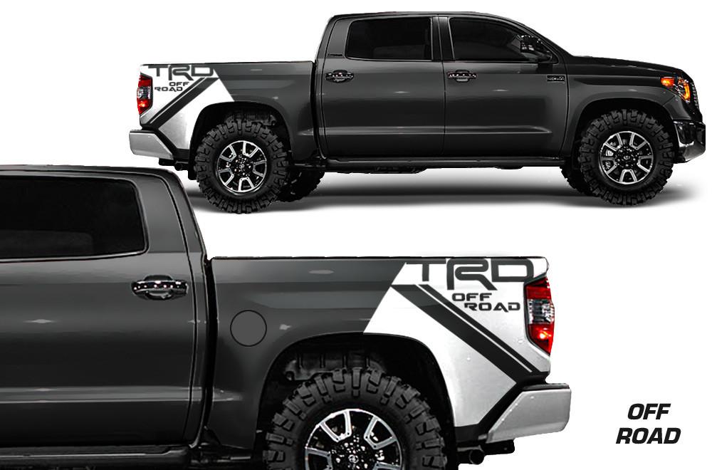Toyota Tundra Wrap Kit - Quarter Panel Vinyl - TRD-SPORT (2014-2018) - RacerX Customs