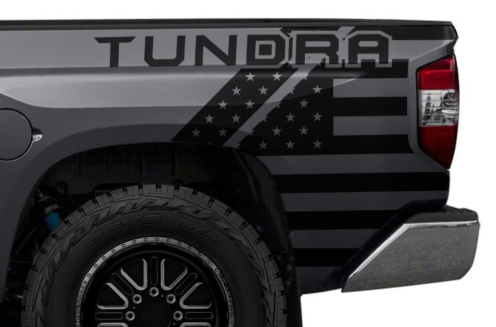 Toyota Tundra Wrap Kit - Quarter Panel Vinyl - TUNDRA-USA (2014-2018) - RacerX Customs