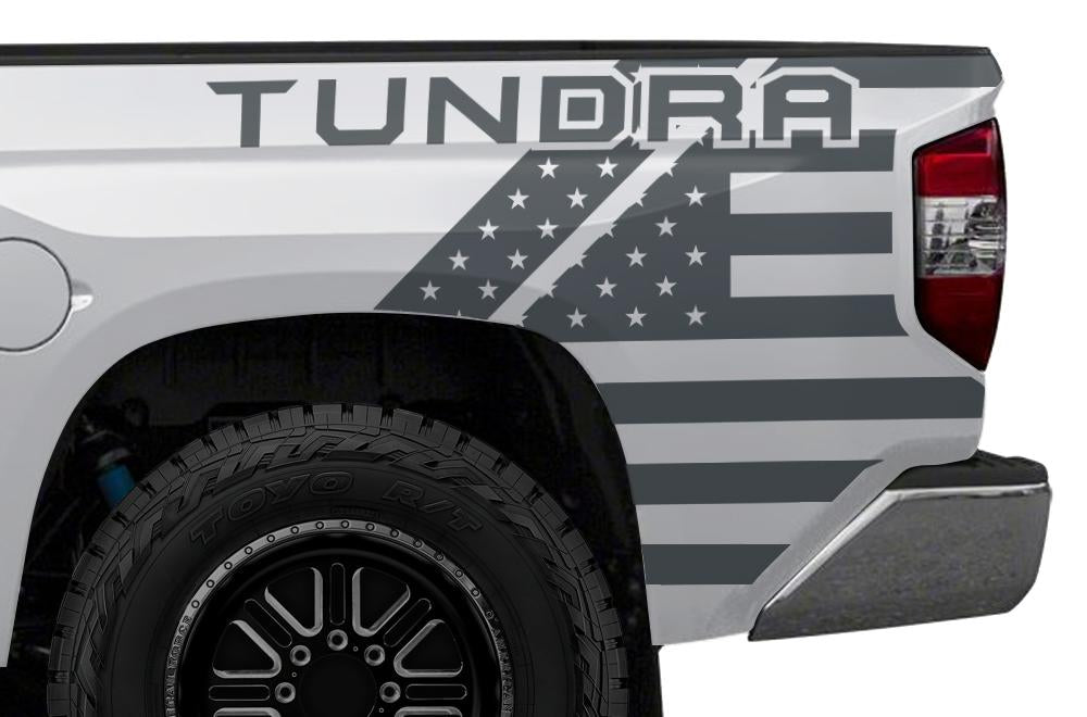 Toyota Tundra Wrap Kit - Quarter Panel Vinyl - TUNDRA-USA (2014-2018) - RacerX Customs