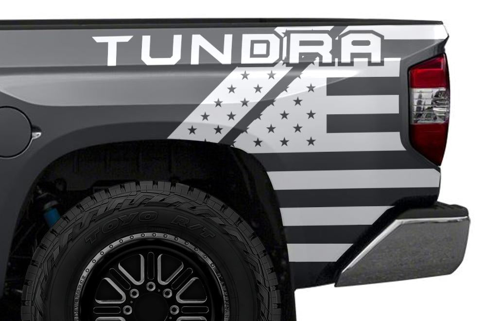 Toyota Tundra Wrap Kit - Quarter Panel Vinyl - TUNDRA-USA (2014-2018) - RacerX Customs