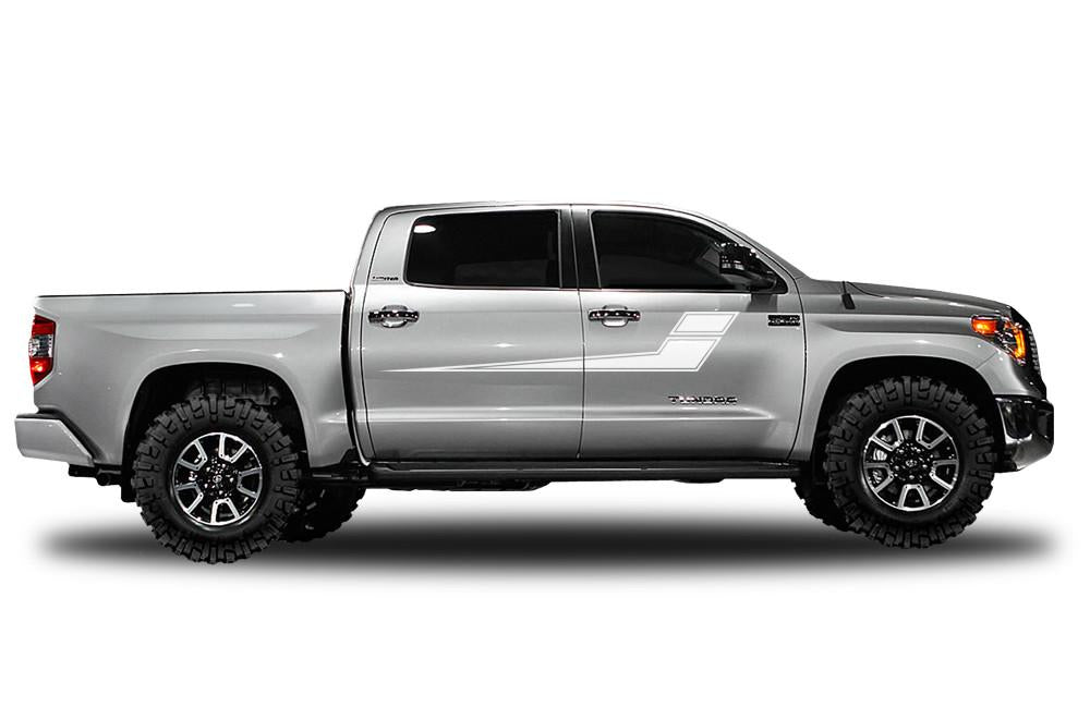 Toyota Tundra Vinyl Stripe Kit - Side Stripes (2014-2018) - RacerX Customs