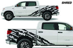 Toyota Tundra Wrap Kit - Vinyl - Shred (2007-2013) CrewMax - RacerX Customs