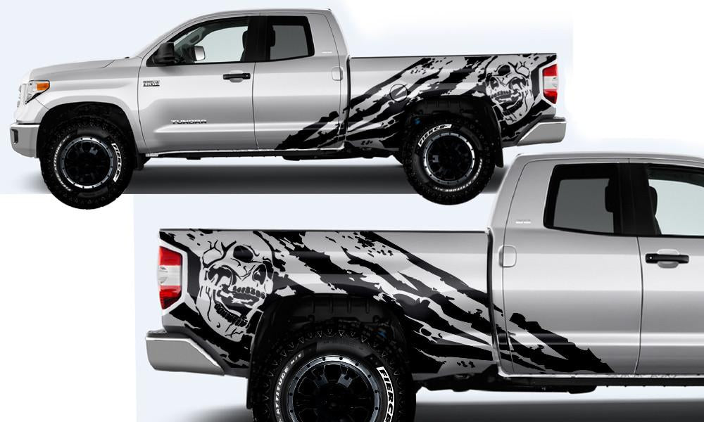 Toyota Tundra Wrap Kit - Vinyl - Nightmare (2014-2018) Double-Cab - RacerX Customs