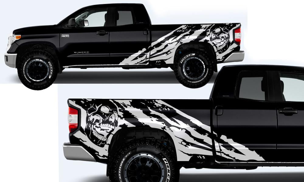 Toyota Tundra Wrap Kit - Vinyl - Nightmare (2014-2018) Double-Cab - RacerX Customs