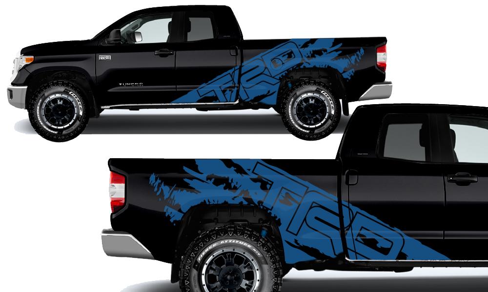 Toyota Tundra Wrap Kit - Vinyl - TRD (2014-2018) Double Cab - RacerX Customs
