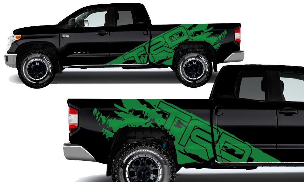 Toyota Tundra Wrap Kit - Vinyl - TRD (2014-2018) Double Cab - RacerX Customs