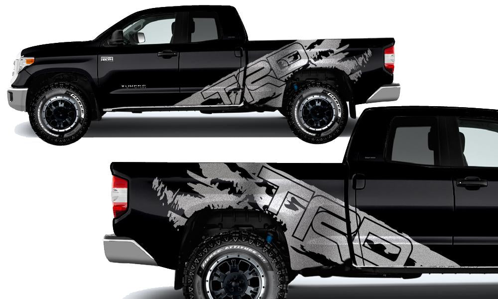 Toyota Tundra Wrap Kit - Vinyl - TRD (2014-2018) Double Cab - RacerX Customs