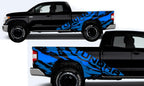 Toyota Tundra Wrap Kit - Vinyl - TUNDRA Shred (2014-2018) Double Cab - RacerX Customs