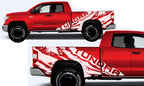 Toyota Tundra Wrap Kit - Vinyl - TUNDRA Shred (2014-2018) Double Cab - RacerX Customs