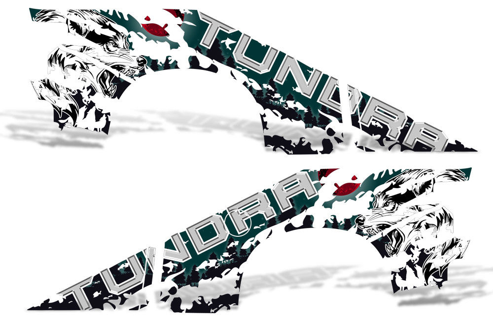 Toyota Tundra Double-Cab Graphics (2007-2013) ALPHA - RacerX Customs