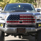 Toyota Tacoma Steel Grille ('18-'23) Printed USA Straight Flag