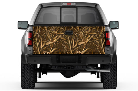 Universal Tailgate Wrap, Trim-To-Fit Tailgate Graphics - WING CAMO - RacerX Customs