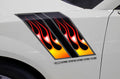 Chevy Camaro Vinyl Hash Mark Design ('10-'15) Flames - RacerX Customs | Auto Graphics, Truck Grilles and Accessories