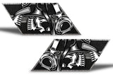 Chevy Camaro Vinyl Hash Mark Design ('10-'15) Havoc Skull