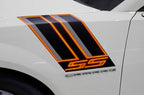 Chevy Camaro Hash Mark Graphics ('10-'15) Orange & Black SS