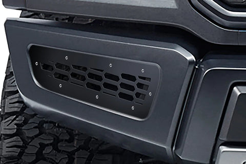 2 Piece Steel Bumper Grille Accents for Ford Raptor SVT ('17-'20)