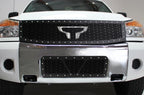 Nissan Titan Steel Grille ('08-'14) Black Steel with Stainless Inlay